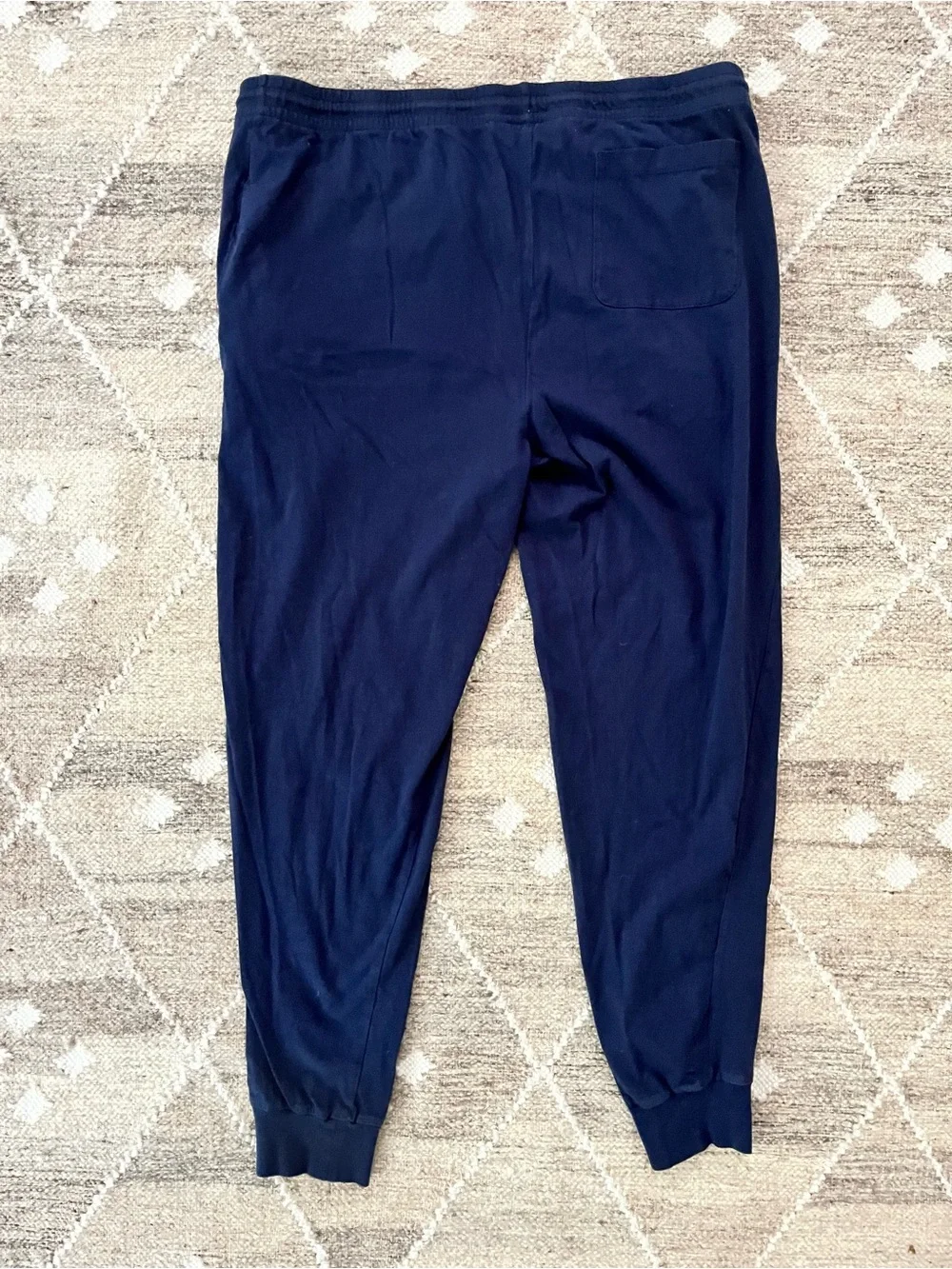 J. Crew Slim Knit Navy Drawstring Jogger Lounge Pants